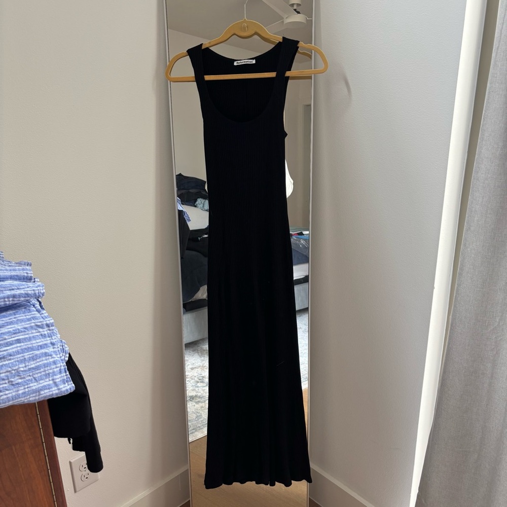Reformation Black Sleeveless Dress